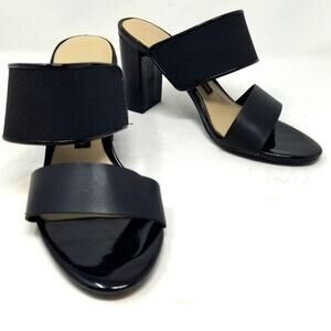 Predictions Black Slip On Mules Comfortable Lightweight Women's Size 7.5